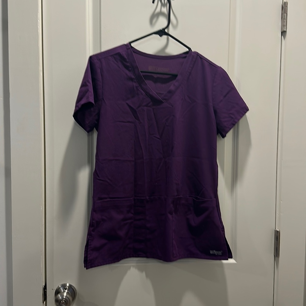 Scrub top lightly worn